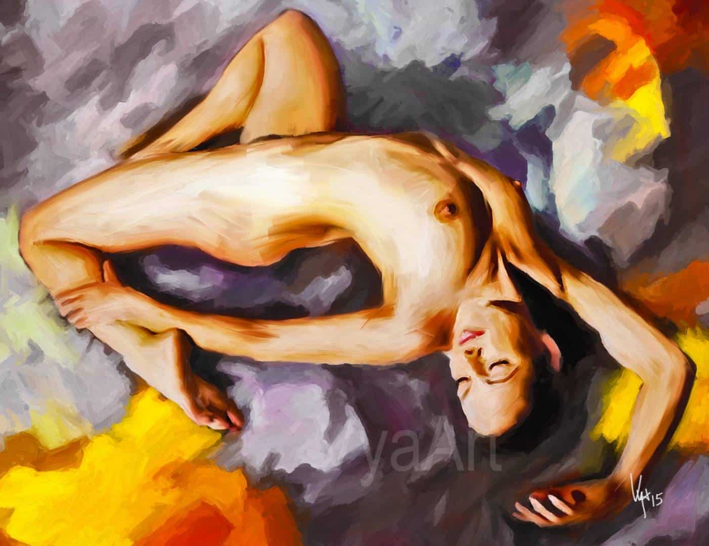 Nude Women Painting Nude Girl Nude Giclée female nudes Girl Erotic