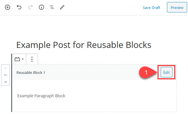edit reusable paragraph