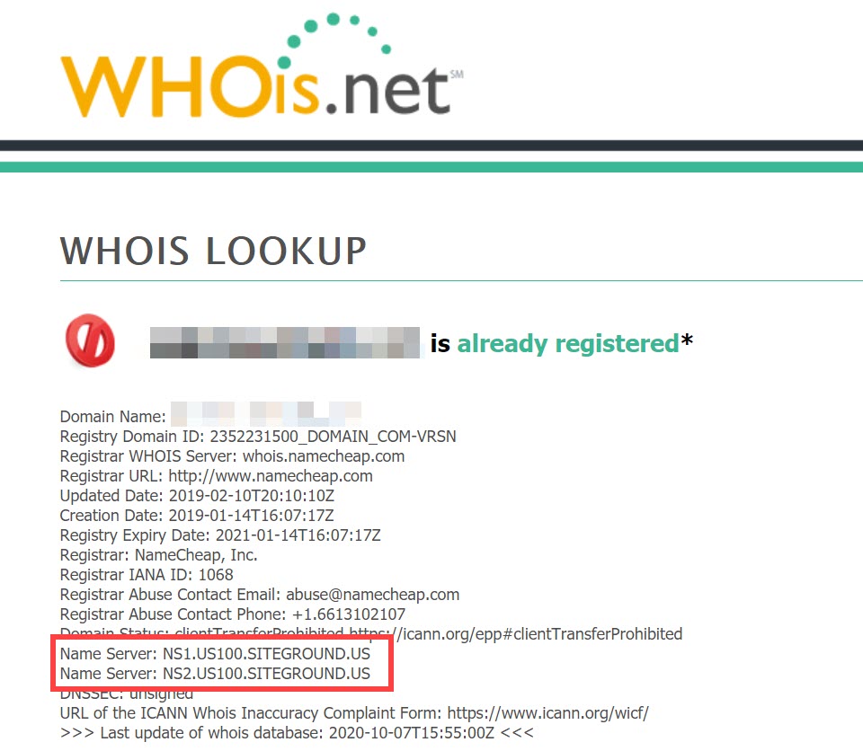 whois information