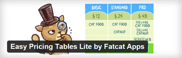 Free Easy Pricing Table