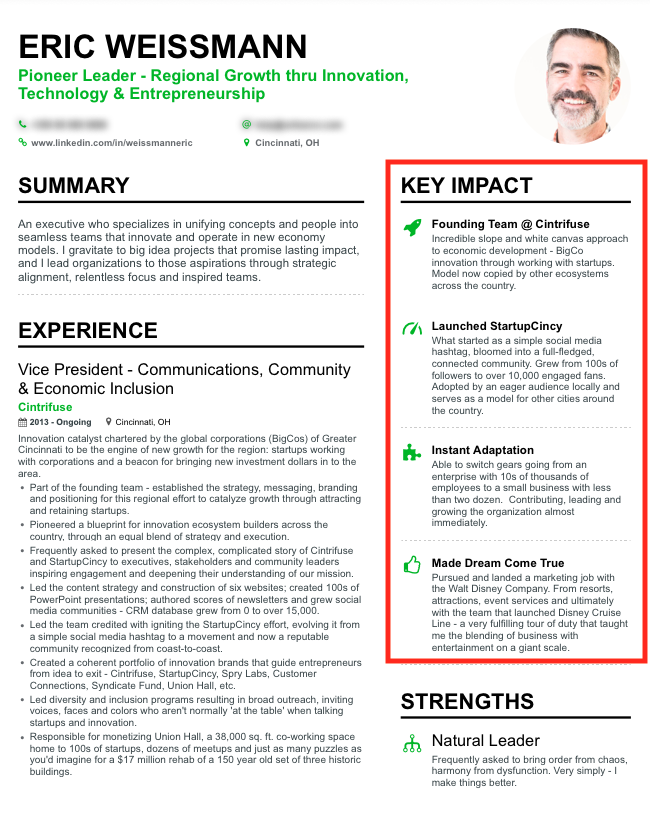 marketing resume