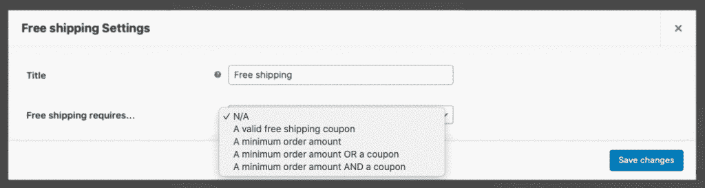 WooCommerce Shipping
