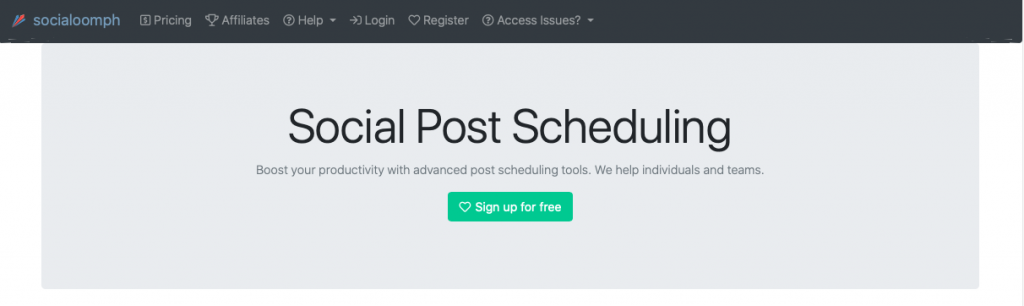 social media scheduling tools