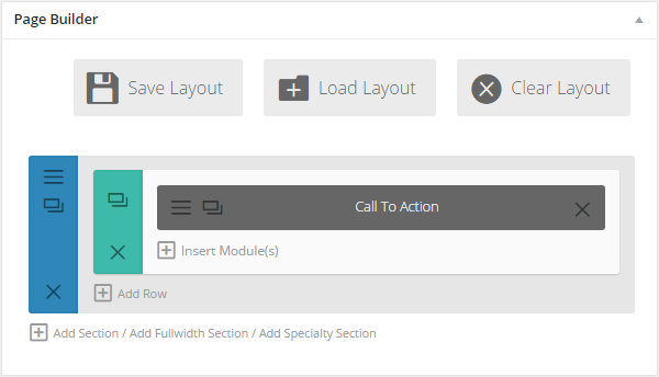 Add Another Module to the Section Page Layout