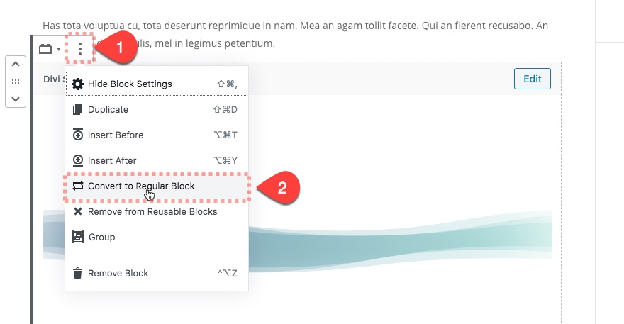 reusable divi layout block