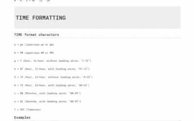 Guide du formatage de la date et de l’heure dans Divi