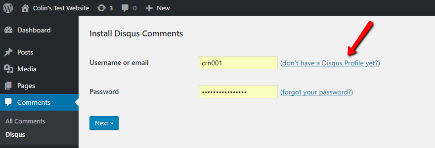 Disqus Profile