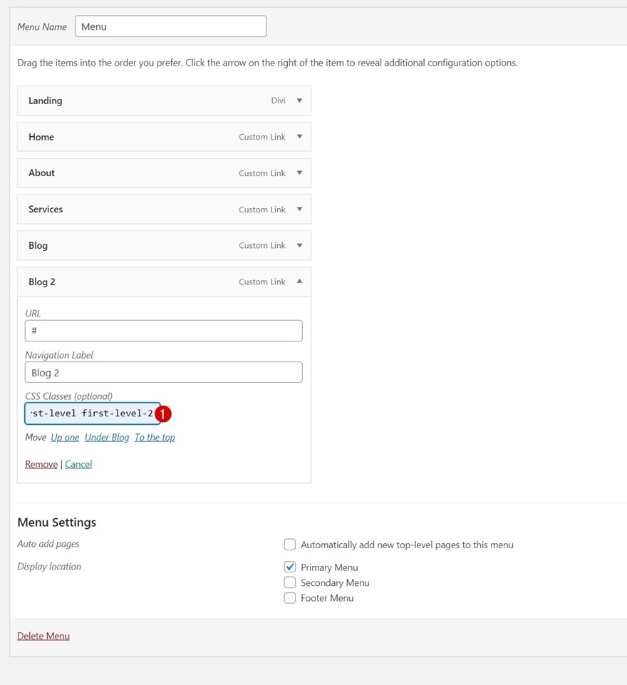 dropdown post categories