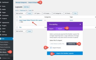 Optimisation de l’image du logo de votre site Divi grâce aux préréglages globaux