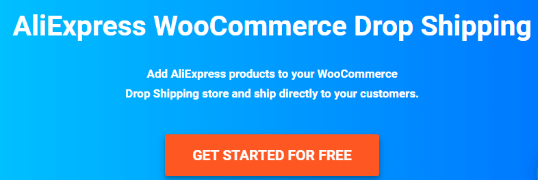 The WooDropship homepage.