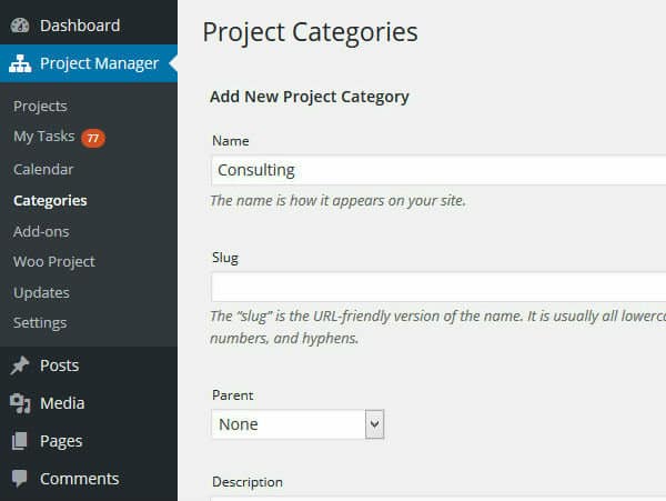 Project Categories