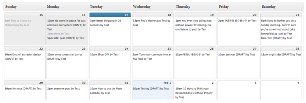 The Editorial Calendar WordPress plugin.