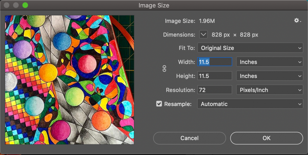 reducing file size in photoshop