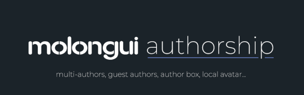 The Molongui Author Box plugin.