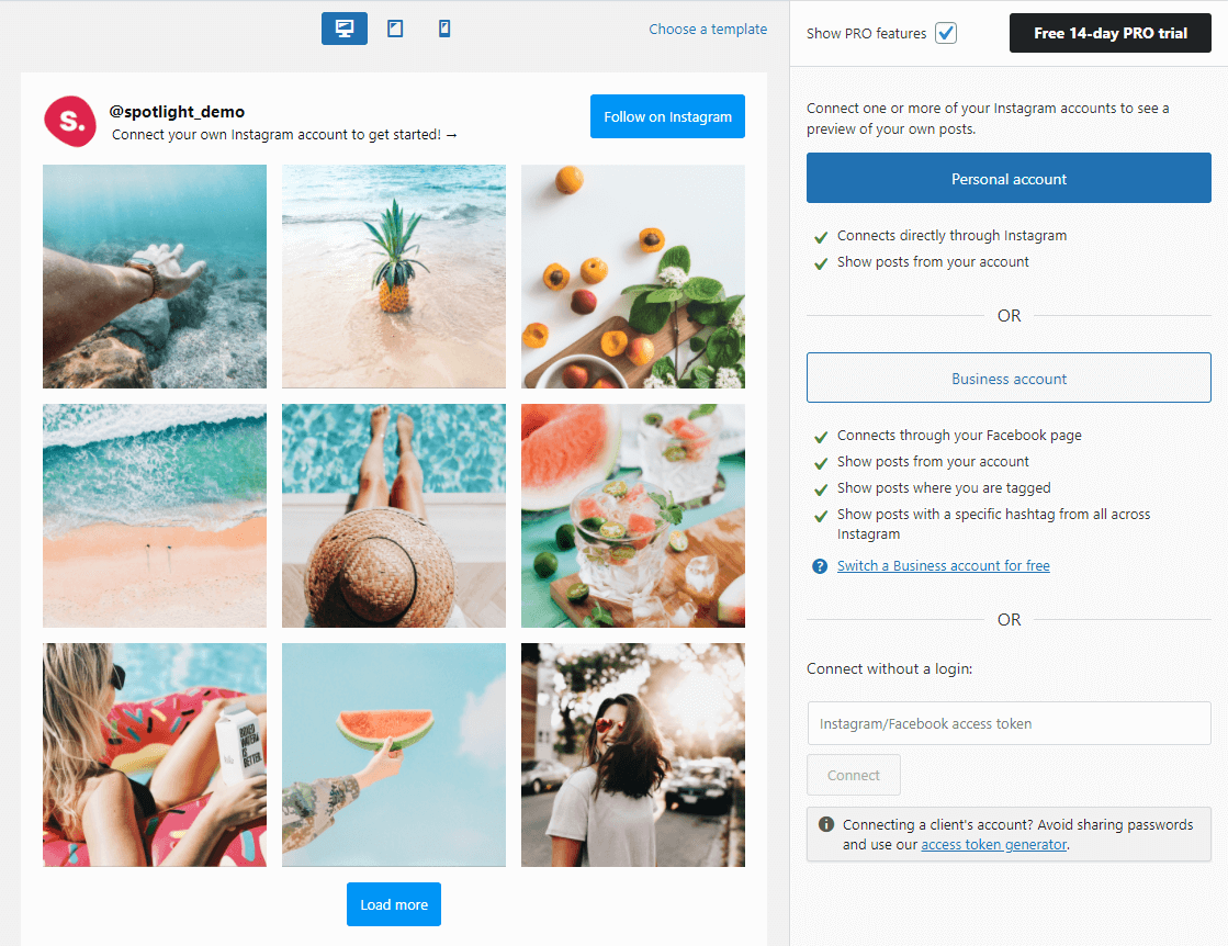 Connecting your Instagram feed with WordPress