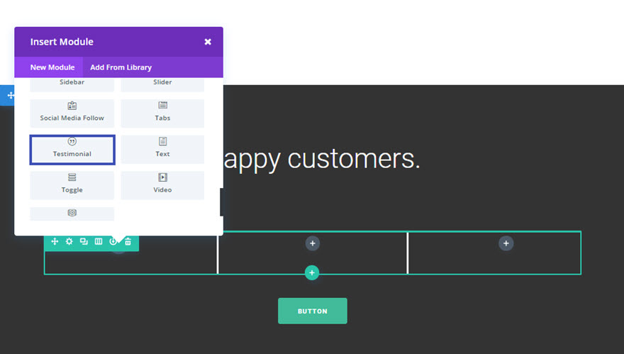 testimonial module