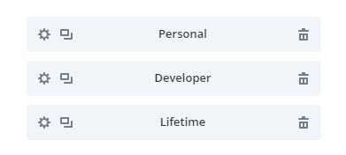 Pricing Tables Module