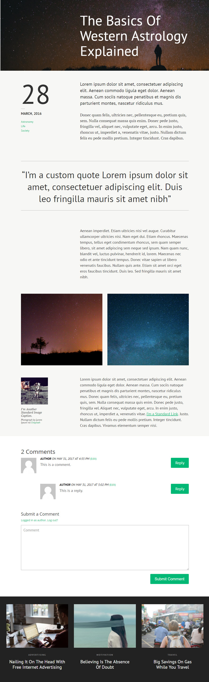 comments module