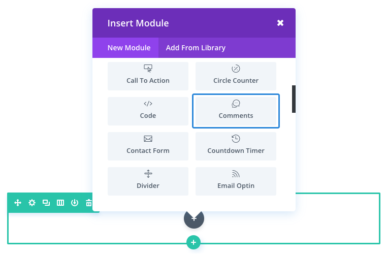 comments module