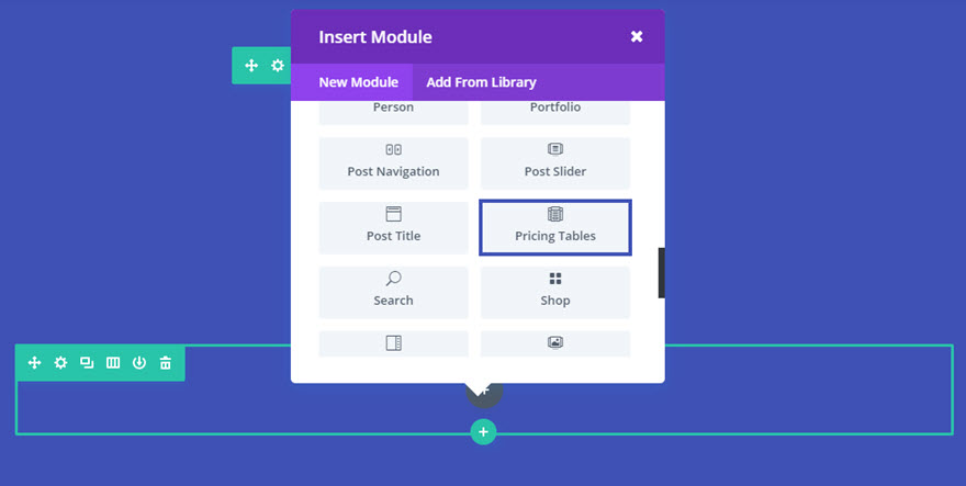 Pricing Tables Module