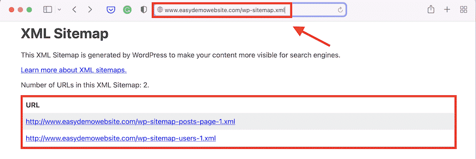 google search console sitemap