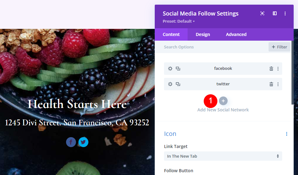 Add and Style Your Social Networks