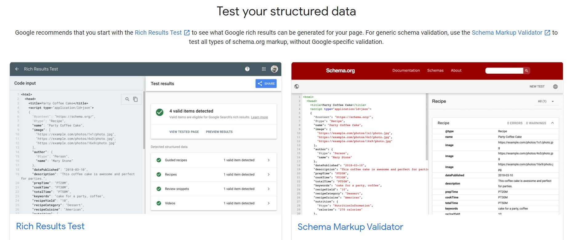 The Structured Data Test