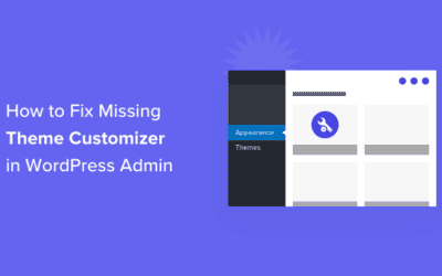 Comment résoudre l’absence du personnalisateur de thème dans l’administration de WordPress ?