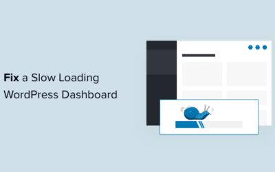 Comment réparer un tableau de bord WordPress à chargement lent (étape par étape)