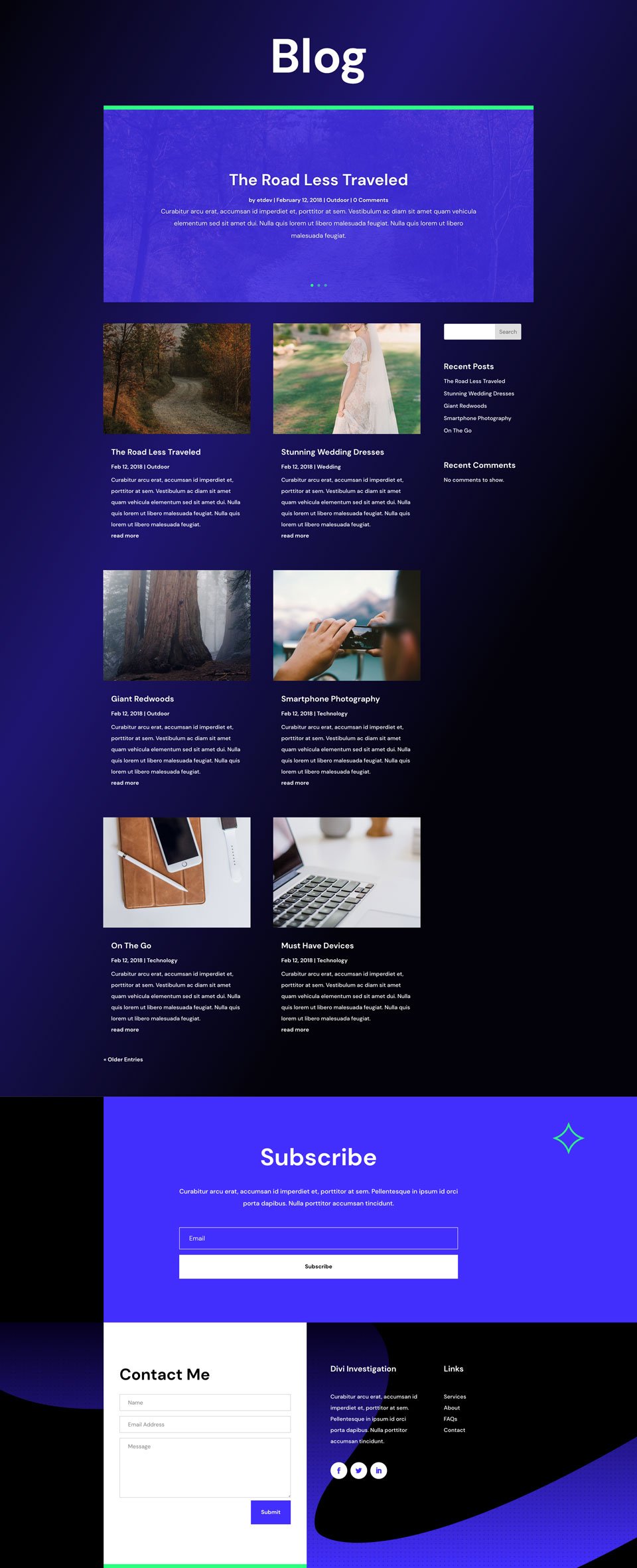 Get a FREE Private Investigator Layout Pack for Divi