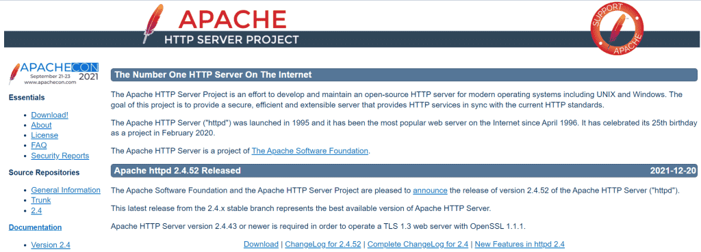 Apache is one of the best web server software options.