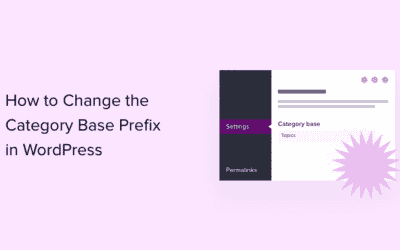 Comment modifier le préfixe de base de la catégorie dans WordPress