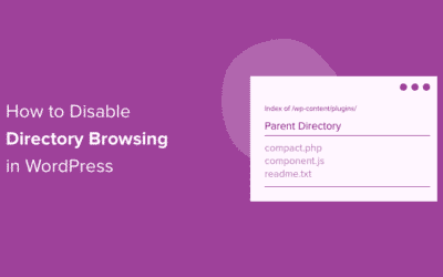 Comment désactiver la navigation par répertoire dans WordPress
