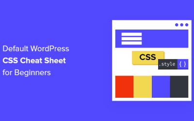 Aide-mémoire CSS par défaut généré par WordPress pour les débutants