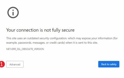 Comment corriger l’avertissement ERR_SSL_OBSOLETE_VERSION dans Chrome