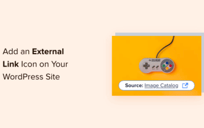 Comment ajouter une icône de lien externe sur votre site WordPress