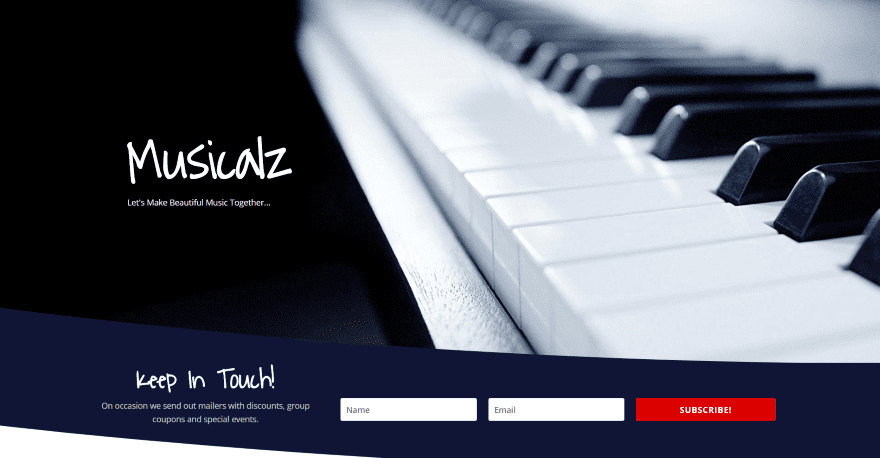 7 Divi Layouts for Musicians