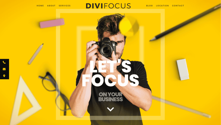 Divi Layouts for Photography Websites