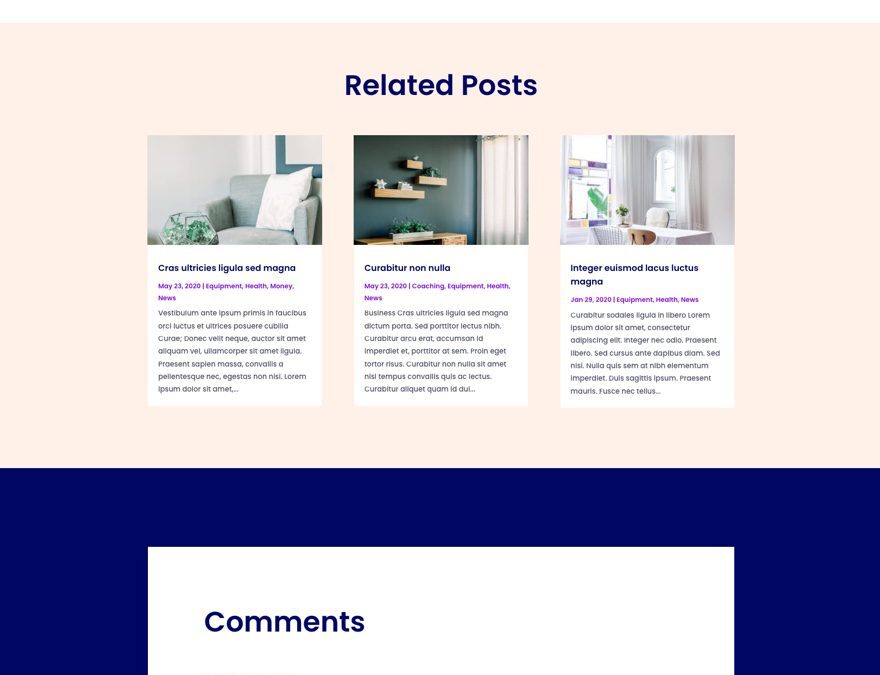 blog post template for Divi's Home Care Layout Pack