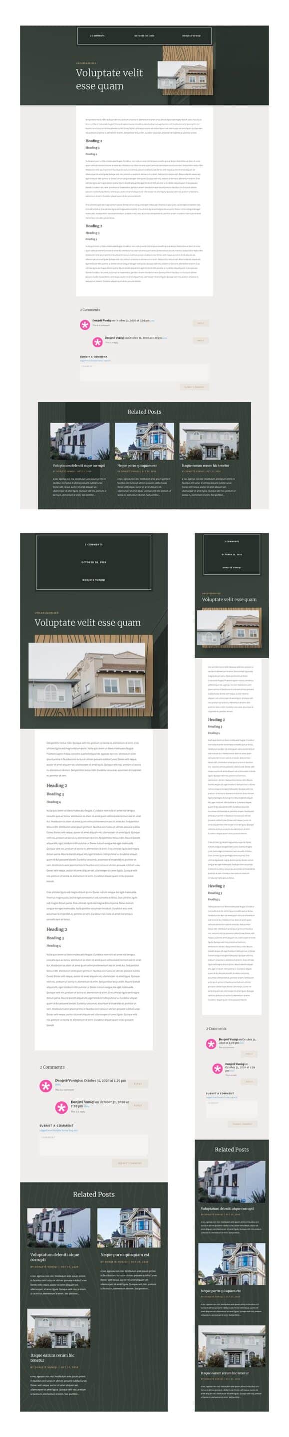 Download a FREE Blog Post Template for Divi's Realtor Layout Pack