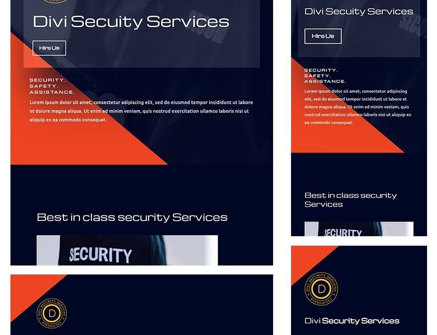 security services header footer