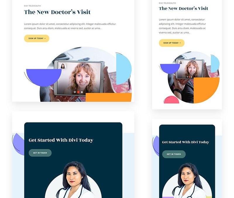 telehealth header footer