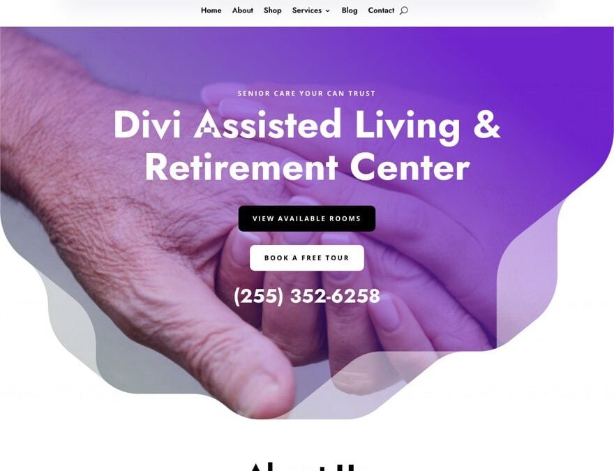 nursing home header footer