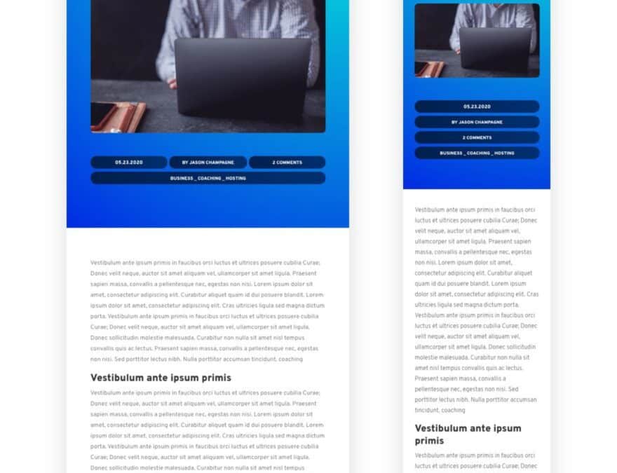 Get a FREE Blog Post Template for Divi's Cyber Security Layout Pack