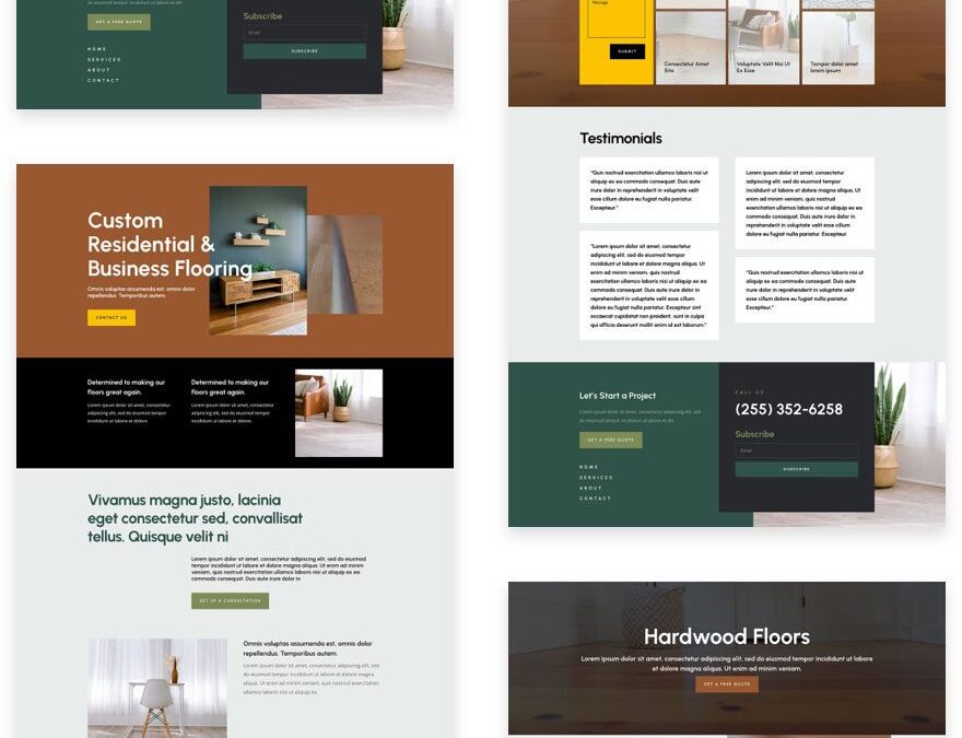 divi flooring layout pack