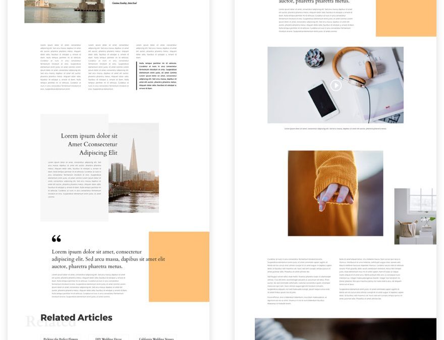 magazine layout pack