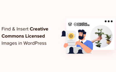 Comment trouver et insérer des images sous licence Creative Commons dans WordPress