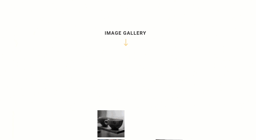 image gallery sliding puzzle scroll effect