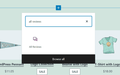 Comment utiliser le bloc WooCommerce « All Reviews » ?