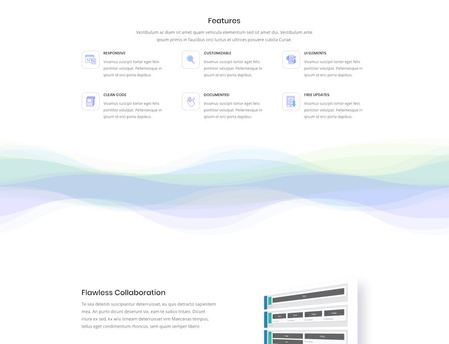 perspective product layout